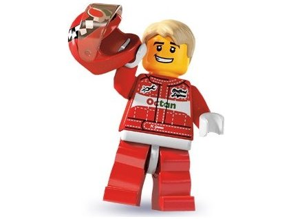 LEGO® 8803 Minifigúrka Pretekár