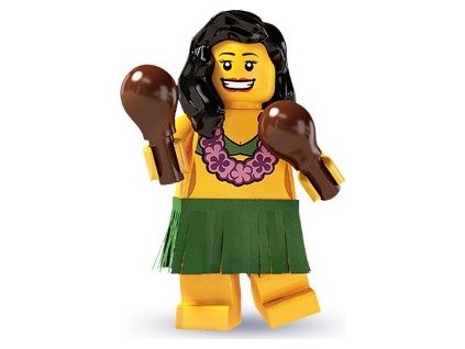 LEGO® 8803 Minifigúrka Tahiťanka