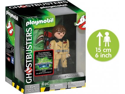 PLAYMOBIL 70172 Ghostbusters zberateľská figúrka P. Venkman 15cm
