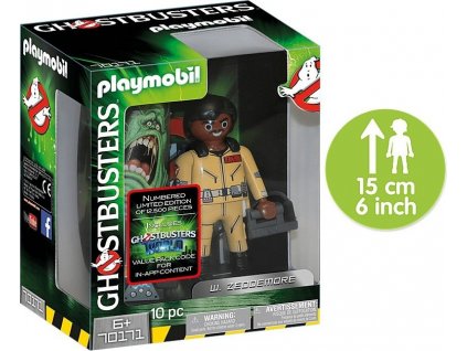 PLAYMOBIL 70171 Ghostbusters zberateľská figúrka W. Zeddemore 15cm