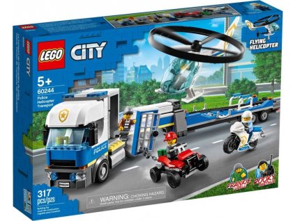 LEGO® City 60244 Preprava policajného vrtuľníka