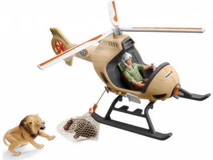 Schleich 42476 Záchranný vrtuľník pre zvieratá