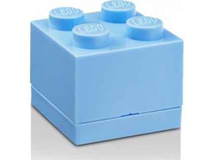 LEGO Mini box 45x45x42 svetlo modrý