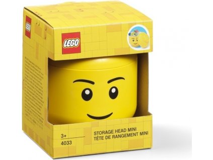 LEGO Box hlava Chlapec (chalan) veľkosť mini