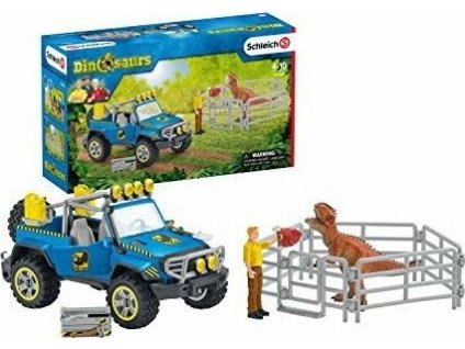 Schleich 41464 Terénne vozidlo s vonkajším výbehom pre dinosaura