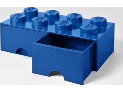 LEGO Úložný box 250x502x181 so šuplíkmi tmavo modrý