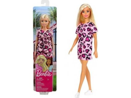 Barbie v ružových šatách
