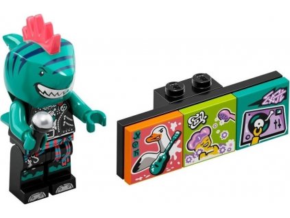 LEGO® VIDIYO 43101 Minifigúrka Bandmate Spievajúci žralok