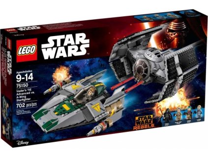 LEGO Star Wars 75150 Vaderova stíhačka TIE Advanced vs. stíhačka A-Wing