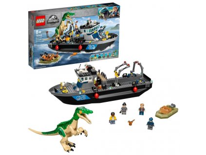 LEGO® Jurassic World™ 76942 Útek baryonyxu z lode