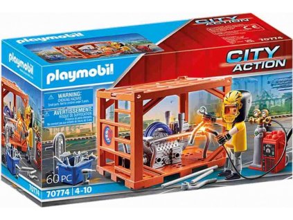 PLAYMOBIL 70774 Výroba kontajnerov