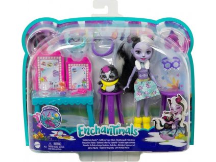 Enchantimals bábika Sage skunková & Caper