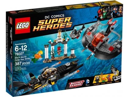 LEGO Super Heroes 76027 Hlbinný útok čiernej manty
