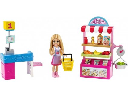 Barbie Chelsea a obchod s potravinami