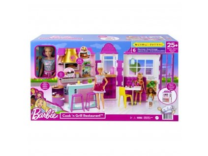 Mattel Barbie Reštaurácia s bábikou, herný set
