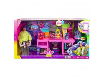 Mattel Barbie Extra Šatník s bábikou, herný set