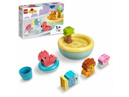 LEGO® DUPLO® 10966 Legrace vo vani: Plávajúci ostrov so zvieratkami