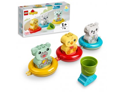 LEGO® DUPLO® 10965 Legrace vo vani: Plávajúci vláčik so zvieratkami