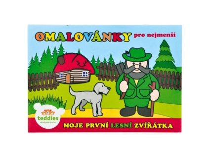 Omaľovánky pre najmenších Moje prvé zvieratká lesné