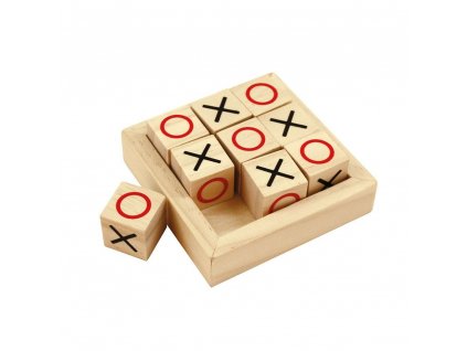 Bigjigs Toys Drevené piškvorky kocky