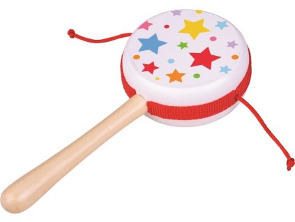 Bigjigs Toys Drevený rotačný bubienok hviezdičky 1 ks