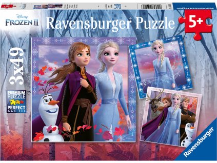 Ravensburger 05011 Disney Ľadové kráľovstvo 2 3x49 dielikov