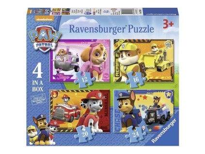 Ravensburger 07033 Puzzle Tlapková Patrola 4 in a box