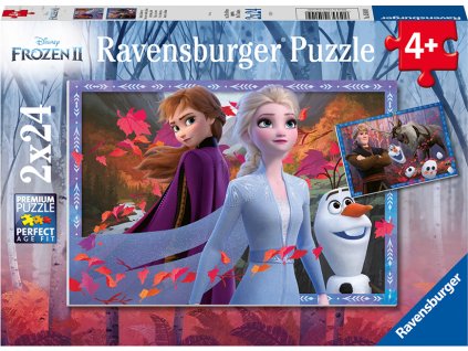 Ravensburger 05010 Disney Ľadové kráľovstvo 2 2x24 dielikov