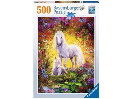 Ravensburger 14825 Puzzle Jednorožec s mláďaťom 500 dielikov
