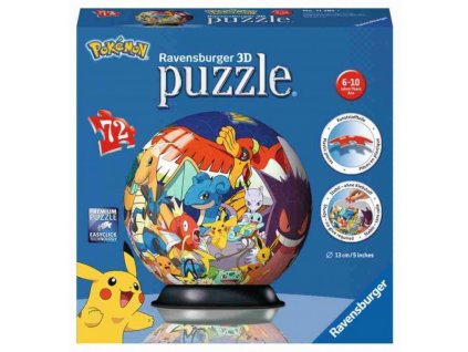 Ravensburger 11785 PuzzleBall Pokémon 72 dielikov