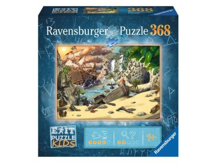Ravensburger 12954 Exit Kids Puzzle: Piráti 368 dielikov