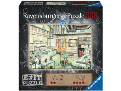 Ravensburger 16783 Exit Puzzle: Laboratórium 368 dielikov