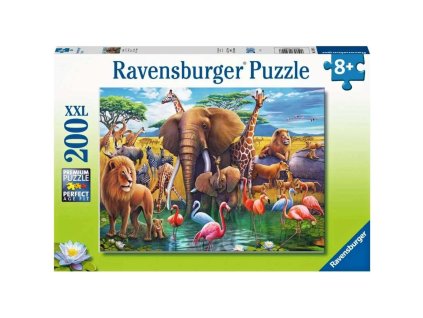 Ravensburger 13292 Puzzle Zvieratá pri napájadle 200 dielikov XXL