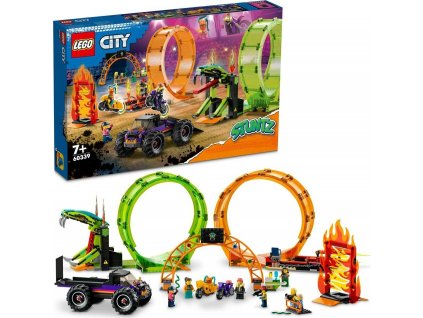 LEGO® City 60339 Kaskadérska dvojitá slučka