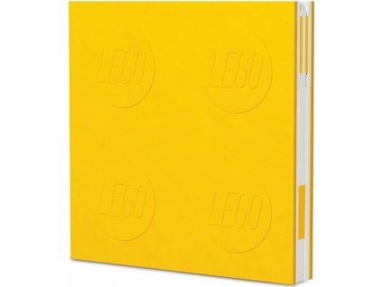 LEGO® Zápisník s gélovým perom ako klipom - žltý