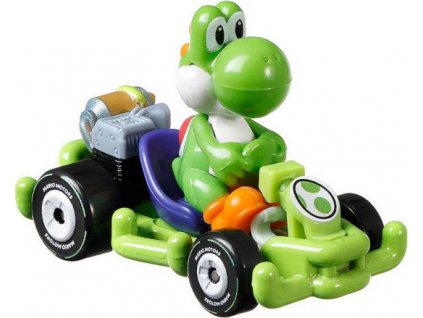 Hot Wheels autíčko Mariokart YOSHI Pipe Frame