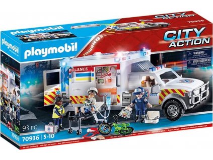 PLAYMOBIL® 70936 Záchranná služba: US Ambulancia