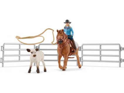 Schleich® 42577 Kovbojská zábava s lasmi