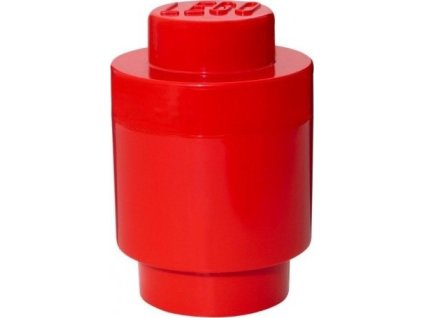 LEGO Úložný box okrúhly červený