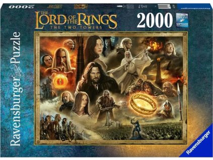 Ravensburger 17294 Puzzle Pán prsteňov: Dve veže 2000 dielikov