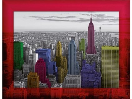 Puzzle New York Panorama 500d, kompletná sada na stenu. Ravensburger