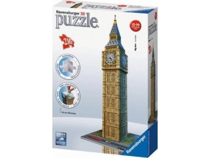 Ravensburger 12554 Puzzle 3D Big Ben 216 dielikov