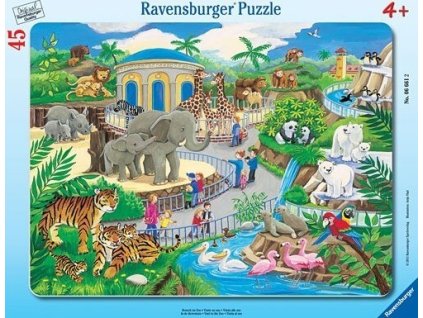 Puzzle Návštěva v ZOO 45d. Ravensburger