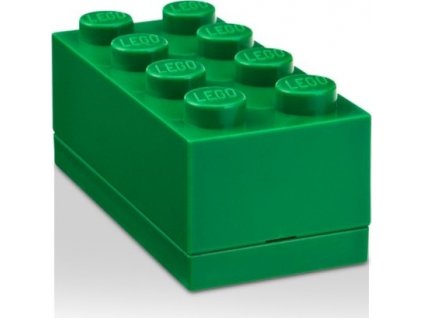 LEGO Mini box 45x91x42 tmavo zelený