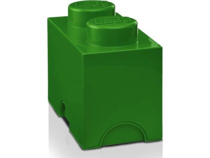 LEGO Úložný box 125x252x181 tmavo zelený