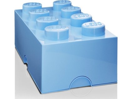 LEGO Storage box 8 ukladací box 8 Svetlo modrý