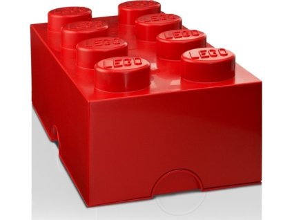 LEGO Storage box 8 ukladací box 8 Červený