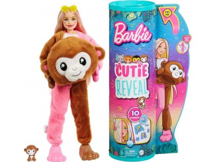 Cutie Reveal Barbie Jungle Series - Monkey