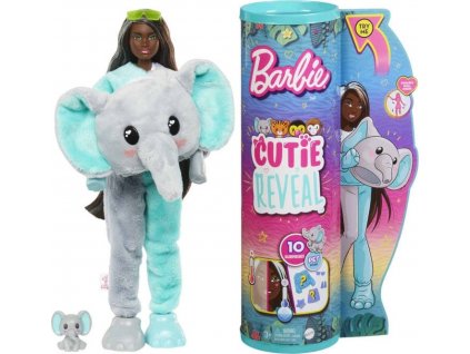 Cutie Reveal Barbie Jungle Series - Elephant