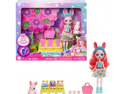 EnchanTimals Panenka a miminka Baby Bestie Bree Bunny & Twist Bunny